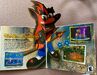 A foldout standee for Bash, featuring a unique Crash render