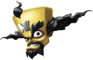Cortex's artwork for the Crash Bandicoot 2: Cortex Strikes Back box art recreation
