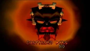 Game Over Warped.jpg (17 KB) Game Over screen in Crash Bandicoot: Warped.