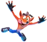 Promo render of Crash falling