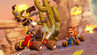 Crash, Cortex and others racing in Dingo Canyon