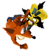 Crash and Cortex rollerbrawling