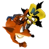 Crash and Cortex rollerbrawling