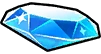 Blue gem icon