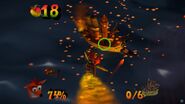 The firefly launches a missile.