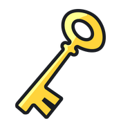 An icon of a Key from the Crash Bandicoot N. Sane Trilogy