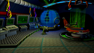 The VR Hub System during the opening cutscene