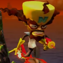 crash bandicoot hoverboard