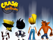 A promo image featuring Cortex and the rest of the main cast, facing away