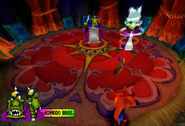 Gameplay of the Komodo Bros. fight in Crash Bandicoot 2: Cortex Strikes Back