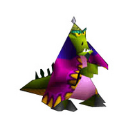 Komodo Moe em Crash Bash