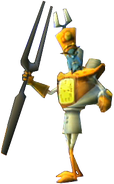 Dr Nefarious Tropy em Crash Nitro Kart