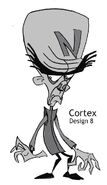 Dr Neo Cortex (Arte Conceitual que foi como base para o design do N. Brio)