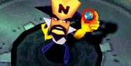 Dr Neo Cortex em Crash Bandicoot The Huge Adventure