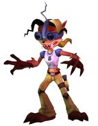 Coco em Crash Mind Over Mutant (Controlada e transformada em um monstro)