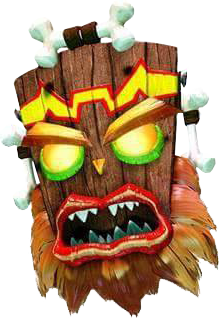 Máscara Aku Aku and Uka Uka crash bandicoot