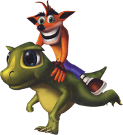 Crash e Dino