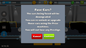 When you are about to fuse a car
