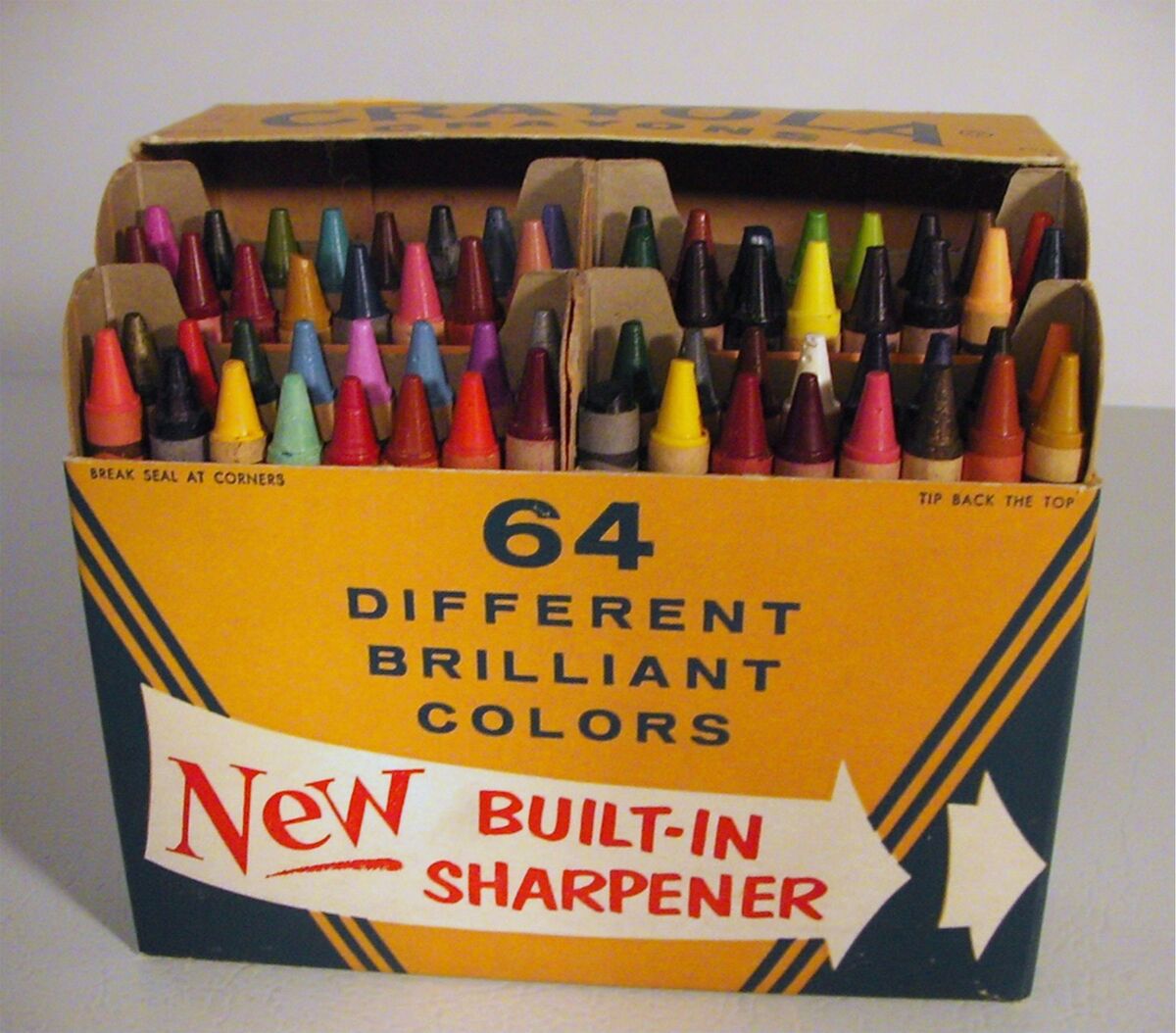 Crayola No.64 box, Crayola Wiki