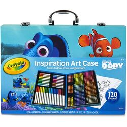 Crayola Inspiration Art Case - Pink Portable Art Studio 140 Art