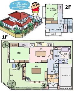 Shin Chan House Map House Of Nohara | Crayon Shin-Chan Wiki | Fandom