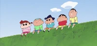 Kazhu Kids on hill