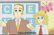 Robert teaches them English at eikaiwa school with Blond lady