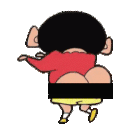 Animatie Blote Billen Boogie.gif