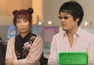 Miki Narahashi and Keiji Fujiwara in an interview