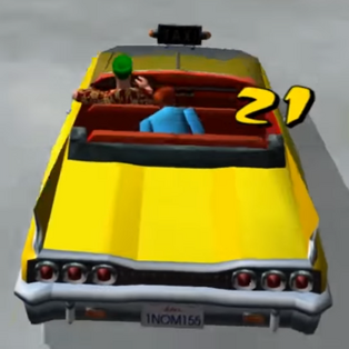 How long is Crazy Taxi?