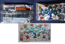 07 Original Gogo´s Crazy Bones 90´s Coca-Cola Geloucos Hielocos