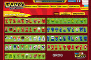 Foot Gogo's checklist page. An important thing to notice is the alternate logo on the upper left corner.