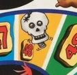 An unused skull character found on the Things board game