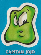 Placeholder artwork on an Italian sticker book