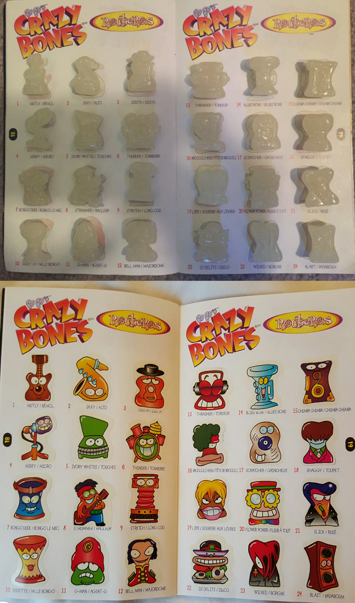 07 Original Gogo´s Crazy Bones 90´s Coca-Cola Geloucos Hielocos