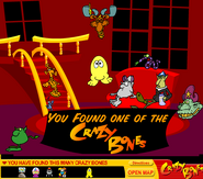 Eggy's appearance in the Crazy Bones Hunt game