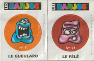 Two Barjos sticker sheets