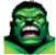 Hulk's Face (6 KB) Hulk's Face