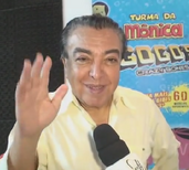 Maurício during an interview for Gogo's