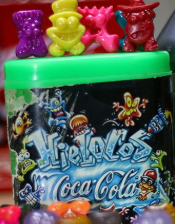 07 Original Gogo´s Crazy Bones 90´s Coca-Cola Geloucos Hielocos Brazil  Jellies