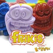 Frikis are E-Flyers spin-offs, that are actually in the style of Gogo's Crazy Bones