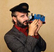 Ringo Starr, the man that inspired Ringo's name, with a certain E2-Class tank engine.
