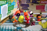 Figures from the Groovy series.