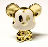 Gold Retro Mickey Mouse version 2