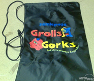 A bag to keep the Grolls and Gorks figures inside.