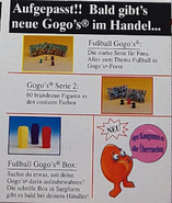 Eggy on a German Gogo's advertisement