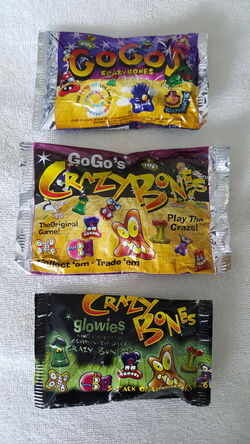 07 Original Gogo´s Crazy Bones 90´s Coca-Cola Gelouco Hielocos Brazil  Jellies