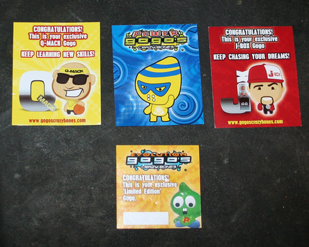 Various cards for rare Gogo's
