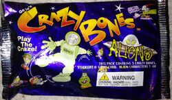 CRAZY BONES Aliens Glow Eyes Figure Mixed Lot X15 Great Condition