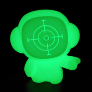 Glowie (Blue) in action